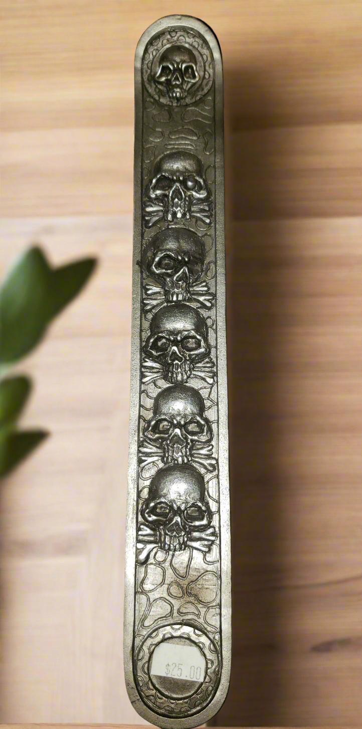 Skull and Bones Incense Holder