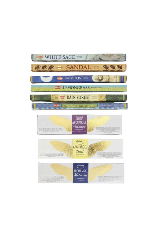 Angelic Forces Incense Variety Gift Package on a white background.