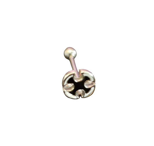 Stainless Steel 316L Maltese Cross Tongue Piercing