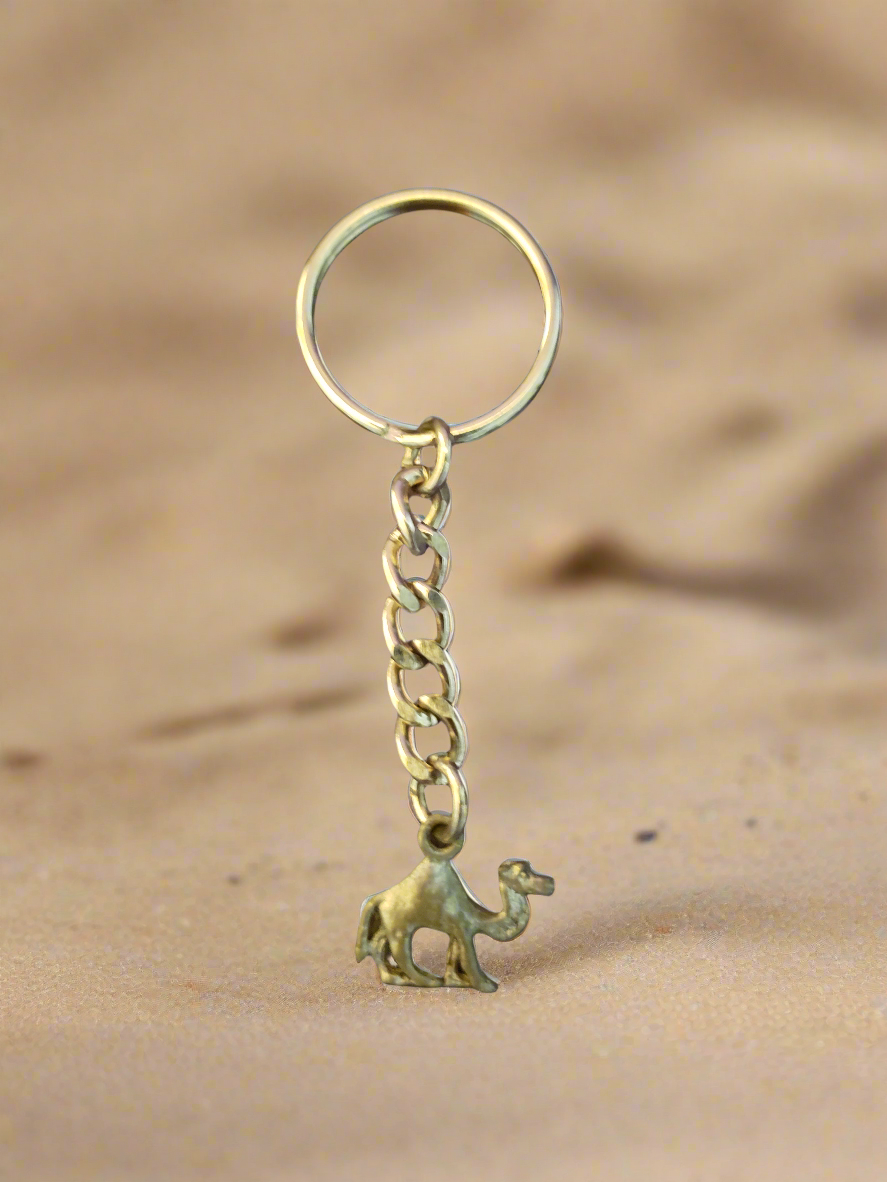 Handmade Keychain with Camel Charm