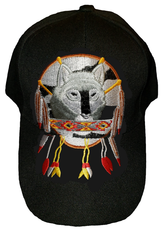 Ball Cap Wolf Native Pride