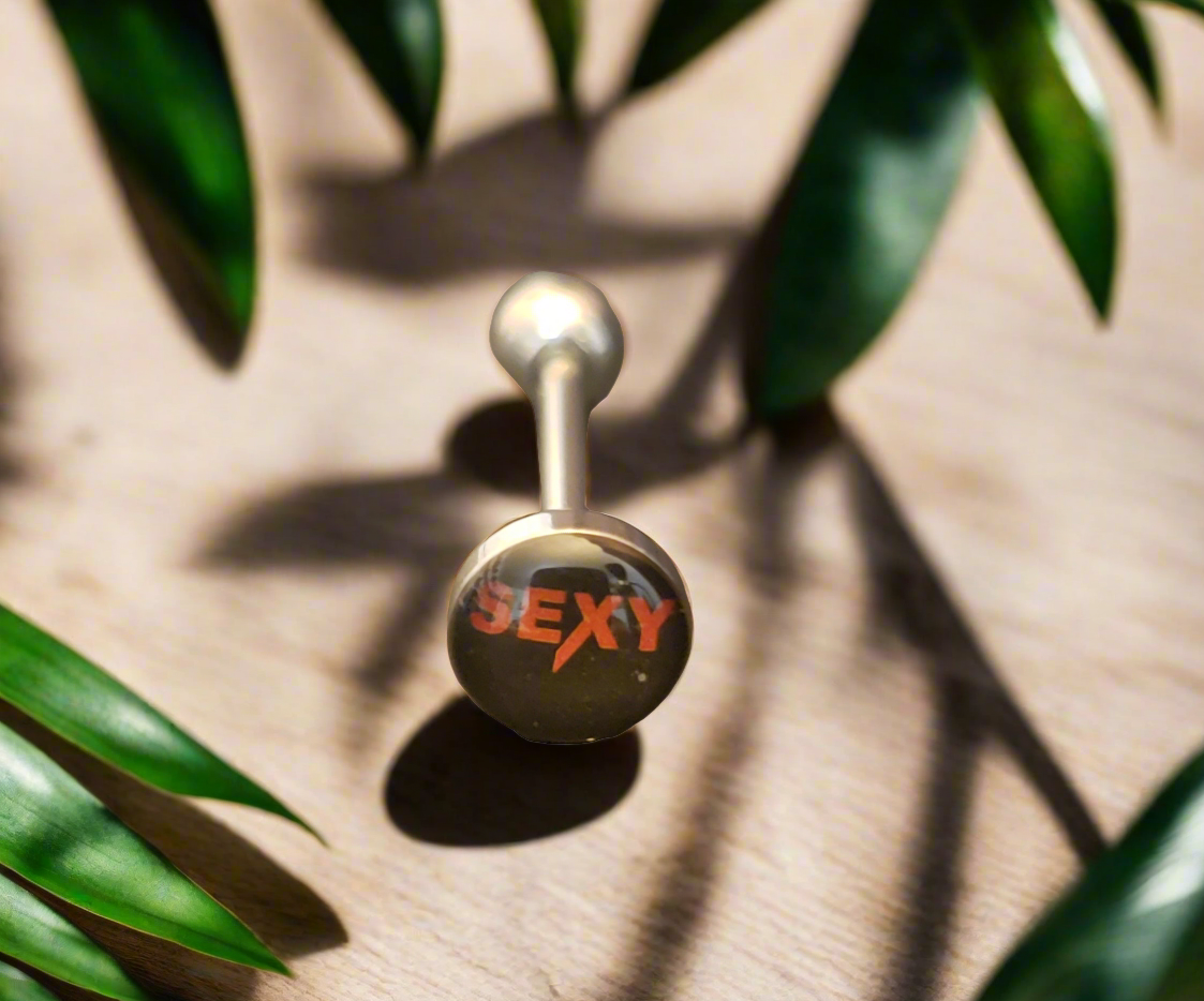 Stainless Steel 316L "Sexy" Tongue Piercing