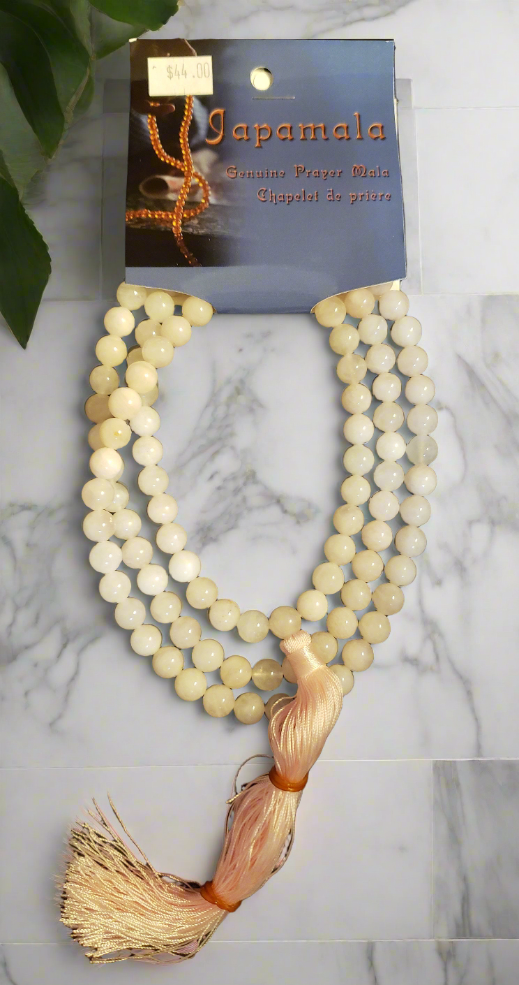 Mala with Rose Quartz Beads