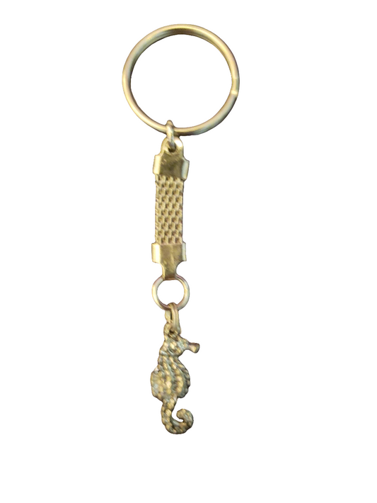 Handmade Keychain with Sea Horse Charm