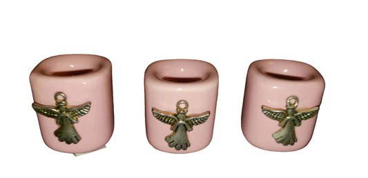 Angel Mini Candle Holders Set