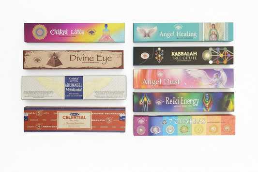 Angelic Essence Incense Variety Gift Package on a white background.