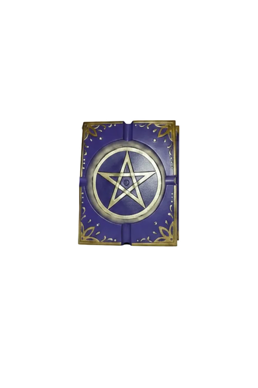 Pegan Journal Ash Tray/Incense Burner with Pentagram Star