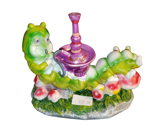 Caterpillar with Hookah Incense Holder