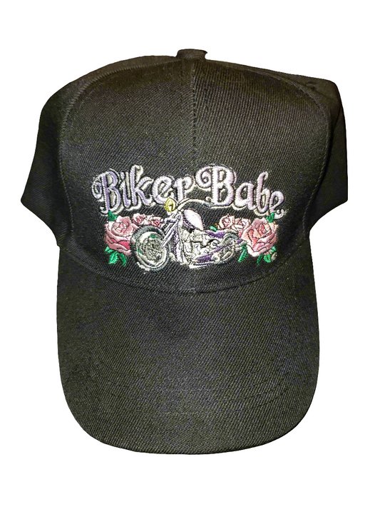 Ball Cap Biker Babe